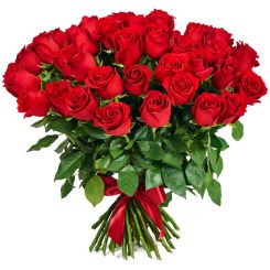 Bouquet of red roses 